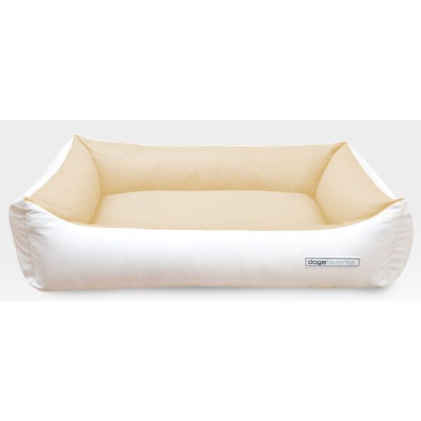 Kalimero Hundebett Dogsfavorite Bicolor Weiß/Creme XL