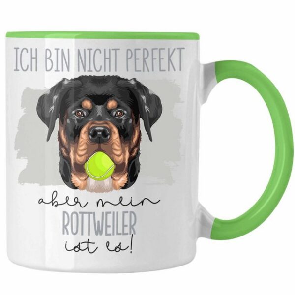 Trendation Tasse Rottweiler Besitzer Tasse Geschenk Lustiger Spruch Geschenkidee Besitz