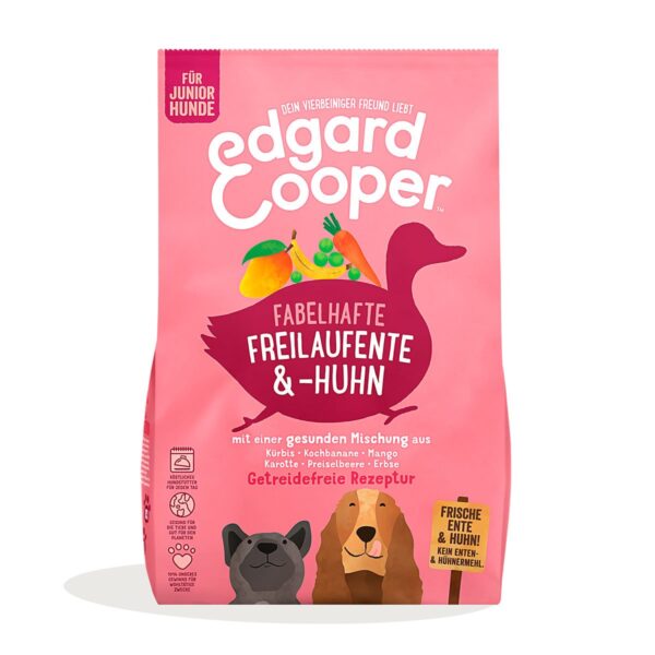 Edgard & Cooper Junior Freilaufente & Huhn 12kg