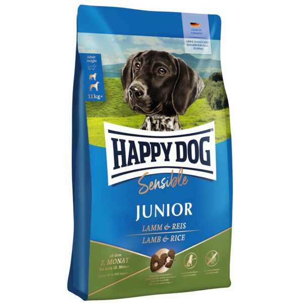 Happy Dog Supreme Sensible Junior Lamm & Reis 2x10kg