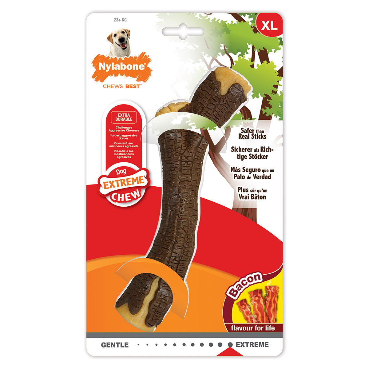 Nylabone Extreme Kauspielzeug Stock Speck-Geschmack XL