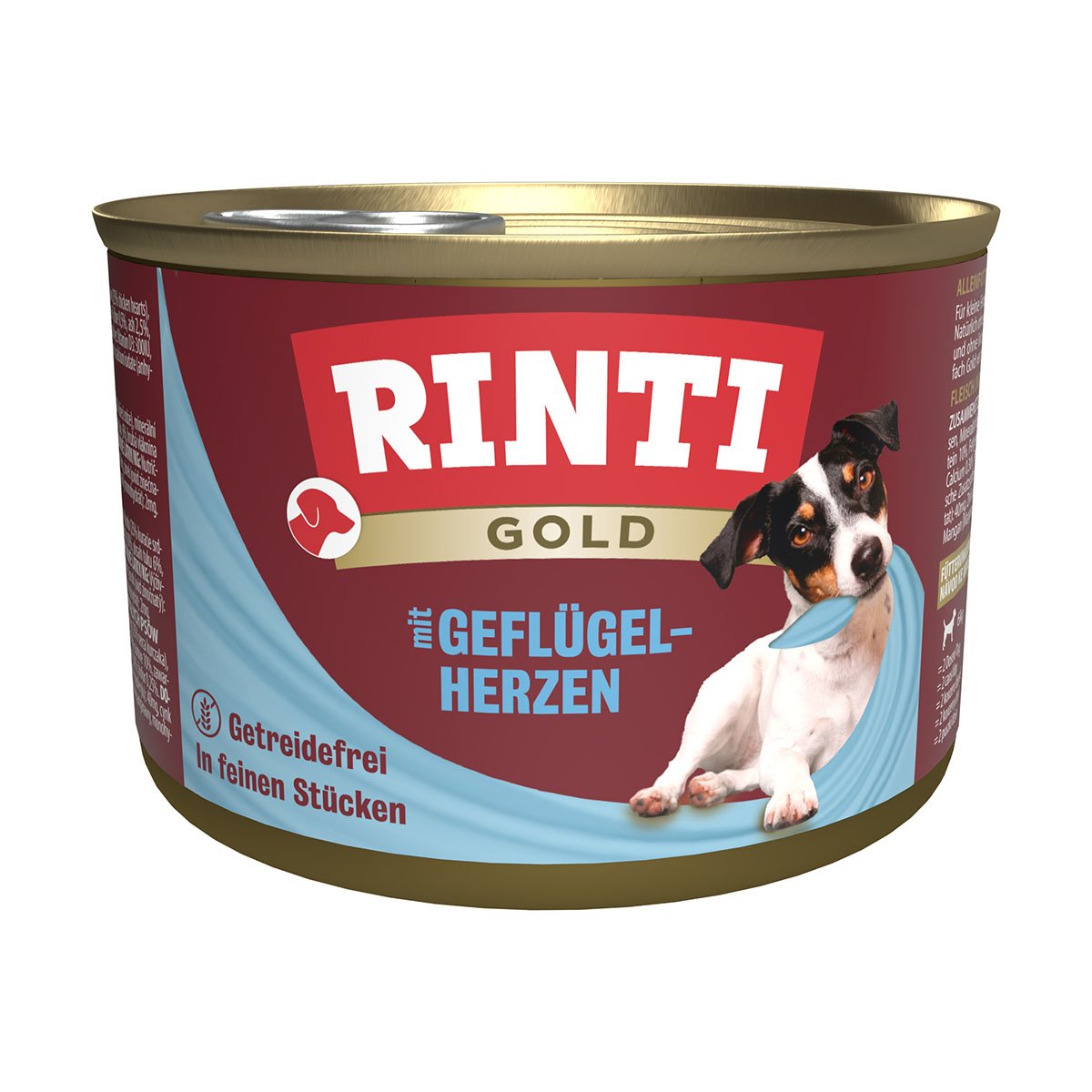 Rinti Gold mit Geflügelherzen 24x185g