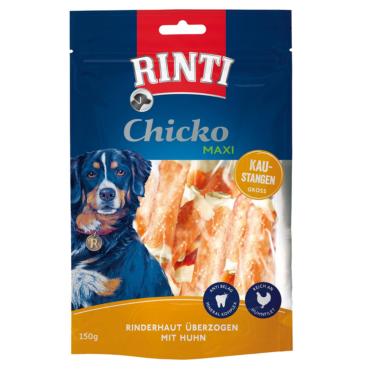 Rinti Chicko Maxi Kaustangen Groß mit Huhn 150g