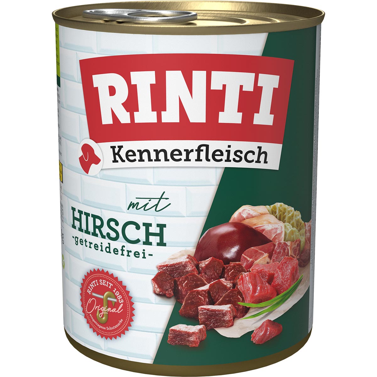 Rinti Kennerfleisch Hirsch 24x800g