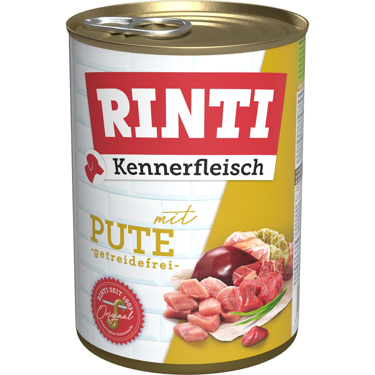 Rinti Kennerfleisch mit Pute Dose 24x400g