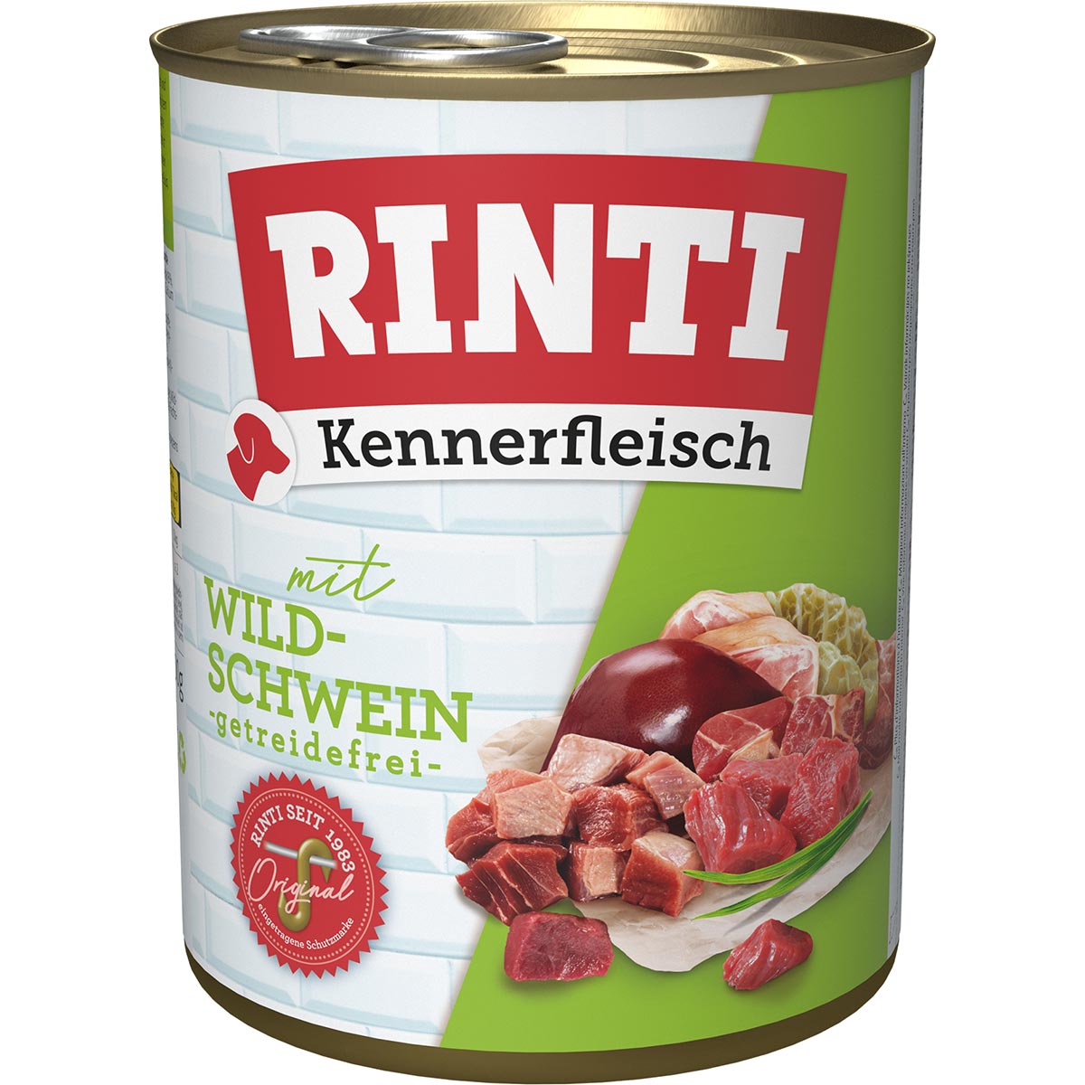 Rinti Kennerfleisch Wildschwein 12x800g