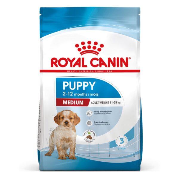 ROYAL CANIN MEDIUM Puppy Trockenfutter für Welpen mittelgroßer Hunderassen 2x15kg