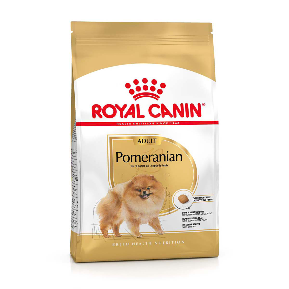 ROYAL CANIN POMERANIAN ADULT Trockennahrung für ausgewachsene Zwergspitze (>8 Monate) 3kg