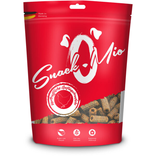 SnackOMio - vortreffliche Geflügelnudeln 125g