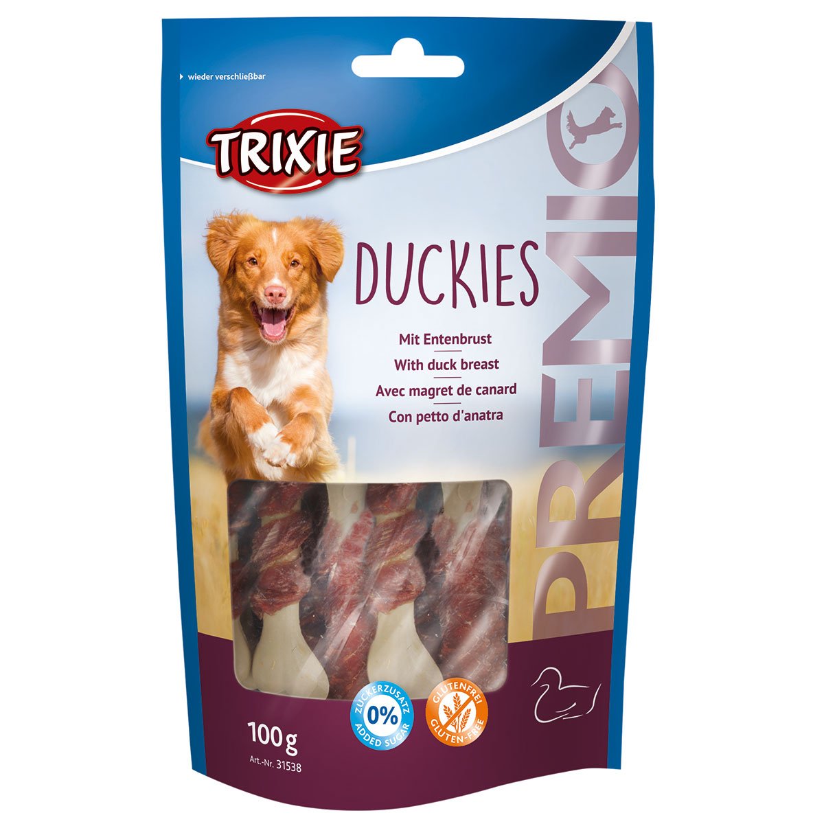 Trixie Hundesnack PREMIO Duckies 100g