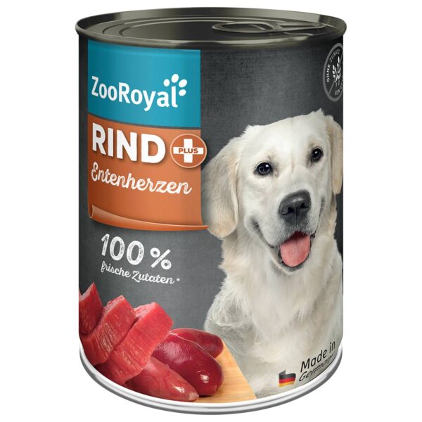 ZooRoyal Rind + Entenherzen 400g