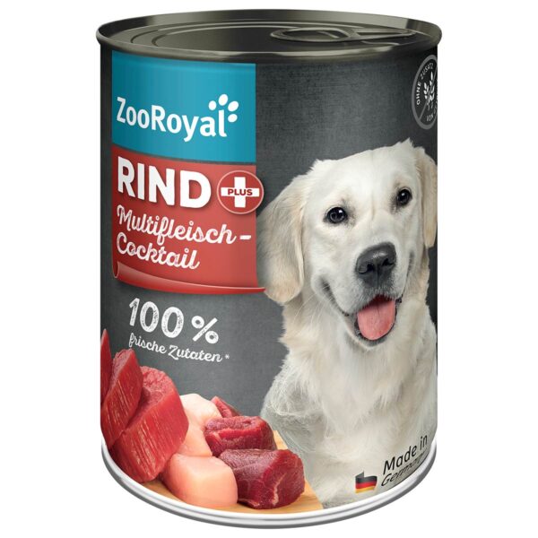 ZooRoyal Rind + Multifleischcocktail 400g