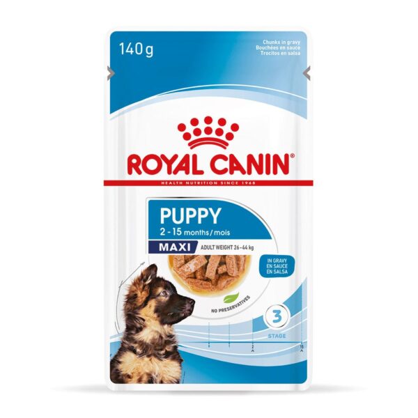 ROYAL CANIN MAXI PUPPY Welpenfutter nass für große Hunde 20x140g