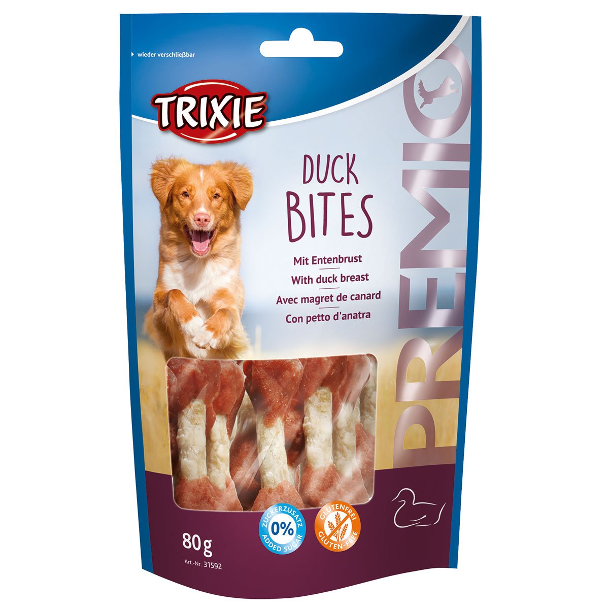 Trixie Hundesnack PREMIO Duck Bites 5x80g