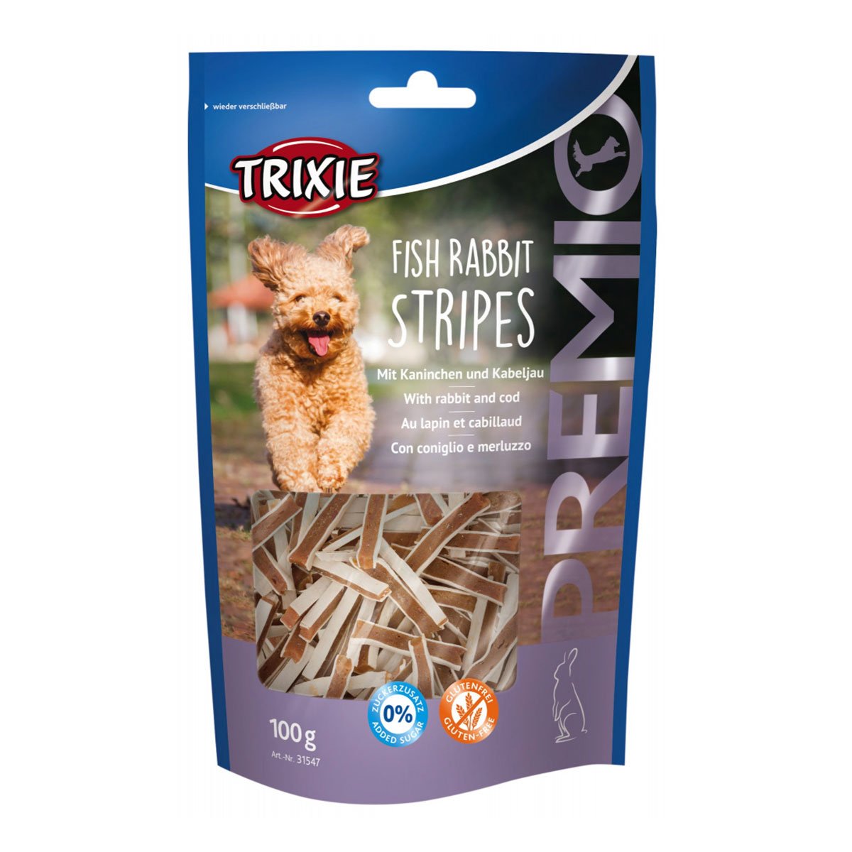 Trixie PREMIO Fish Rabbit Stripes 10x100g