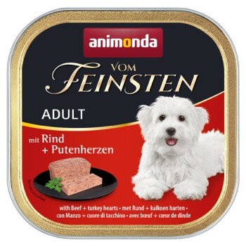 animonda Vom Feinsten Adult 22x150g Rind & Putenherzen