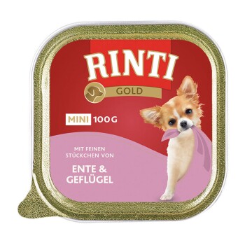 RINTI Gold Mini 16x100g Ente & Geflügel