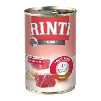 RINTI Sensible 12x400g Rind & Reis