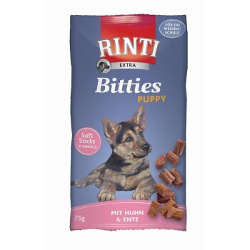 RINTI Bitties Puppy 16x75g Huhn & Ente