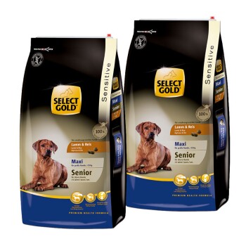 SELECT GOLD Sensitive Senior Maxi Lamm & Reis 2x12 kg