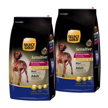 SELECT GOLD Sensitive Adult Maxi Pferd & Tapioka 2x12 kg