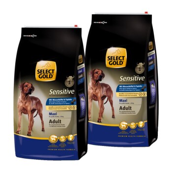 SELECT GOLD Sensitive Adult Maxi Wasserbüffel & Tapioka 2x12 kg