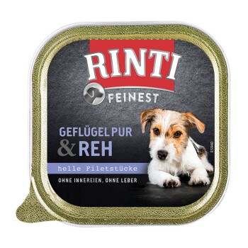 RINTI Feinest Adult Geflügel pur & Reh 44x150 g