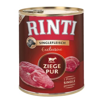 RINTI Singlefleisch Ziege pur exclusive 24x800 g