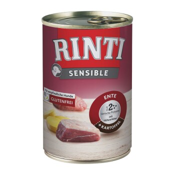 RINTI Sensible 12x400g Ente & Hühnerleber