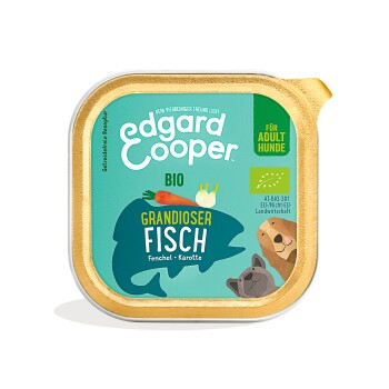 Edgard & Cooper Adult Bio 17x100g Grandioser Fisch