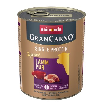 animonda GranCarno Single Protein Supreme Lamm pur 24x800 g