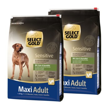 SELECT GOLD Sensitive Adult Maxi Ente & Kartoffel 2x4 kg