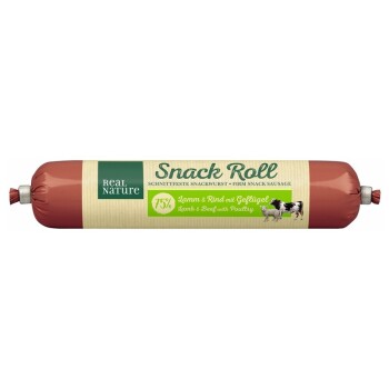 REAL NATURE Snackwurst 12x80g Lamm & Rind mit Geflügel