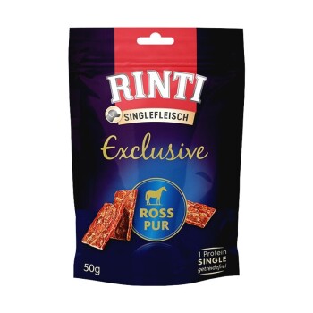 RINTI Singlefleisch Exclusive Snack Pur 2x50g Ross