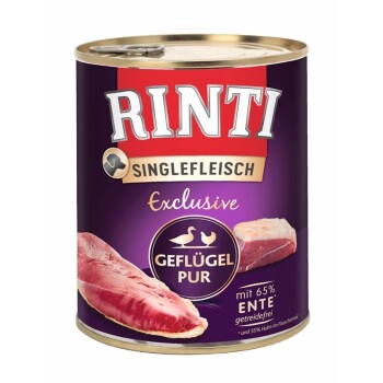 RINTI Singlefleisch Geflügel pur exclusive 24x800 g