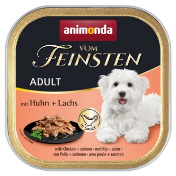 animonda Vom Feinsten Adult in Sauce 22x150g Huhn und Lachs