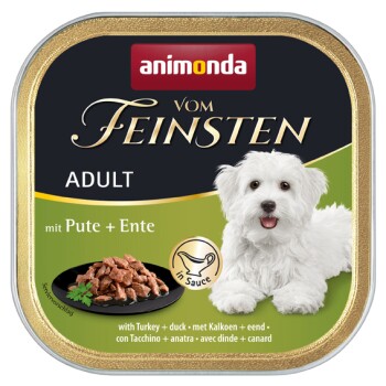 animonda Vom Feinsten Adult in Sauce 22x150g Pute und Ente