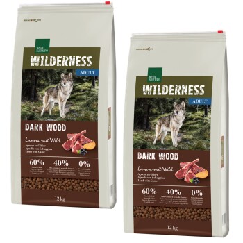 REAL NATURE WILDERNESS Dark Wood Lamm mit Wild 2x12 kg