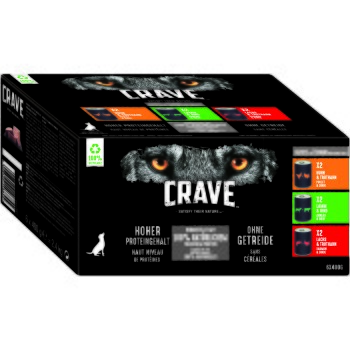 CRAVE Multipack Pastete verschiedene Sorten 2x6x400g