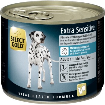 SELECT GOLD Extra Sensitive Adult Insect 6x200 g