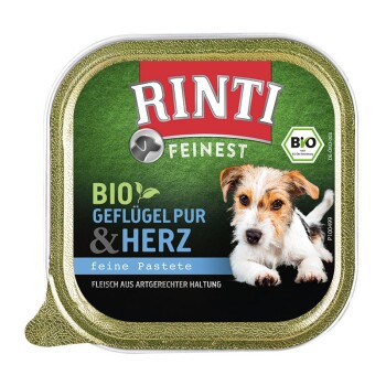 RINTI Feinest Bio Geflügel pur & Herz 11x150 g