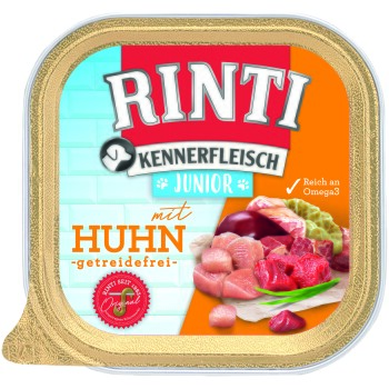 RINTI Kennerfleisch Junior 9 x 300 g Huhn