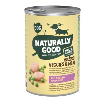Naturally Good Veggies & Meat Erbsen & Pute 6x400 g