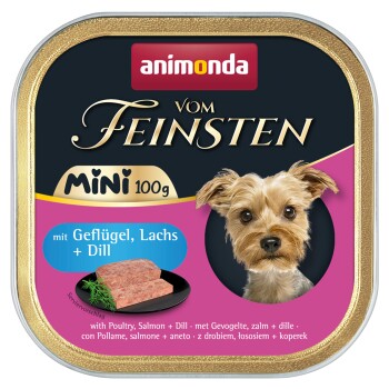 animonda Vom Feinsten Adult Mini 32x100 g Geflügel & Lachs