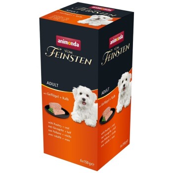 animonda Vom Feinsten Adult 6x150g Kalb & Geflügel