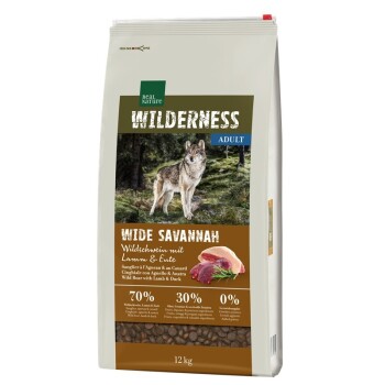 REAL NATURE WILDERNESS Wide Savannah Wildschwein mit Lamm & Ente 12 kg