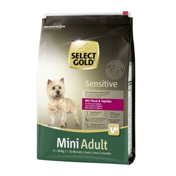 SELECT GOLD Sensitive Mini Adult Pferd & Tapioka 4 kg