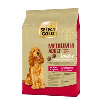 SELECT GOLD Sensitive Adult Medium Pferd & Tapioka 1 kg