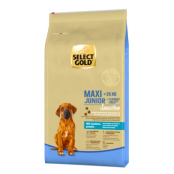 SELECT GOLD Sensitive Maxi Junior Insekt 12kg