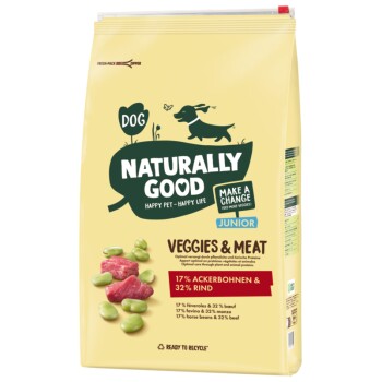 Naturally Good Junior Veggies & Meat Ackerbohne & Rind 4 kg